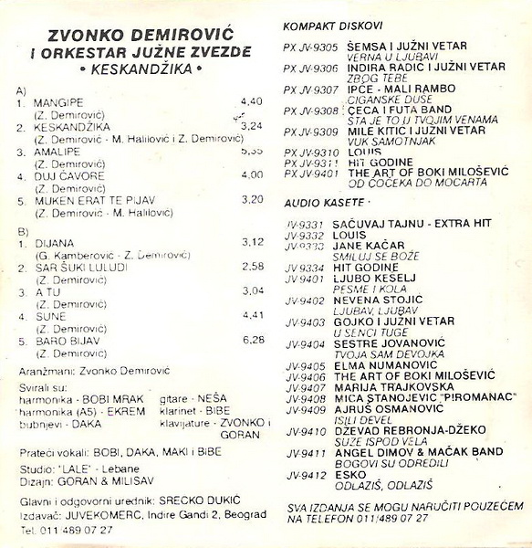 Zvonko Demirovic - Omoti R-331712