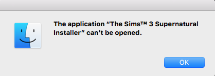 Sims 3 for mac .dmg can't be installed Screen10