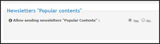 New: Newsletters "Popular Contents" 31-01-10