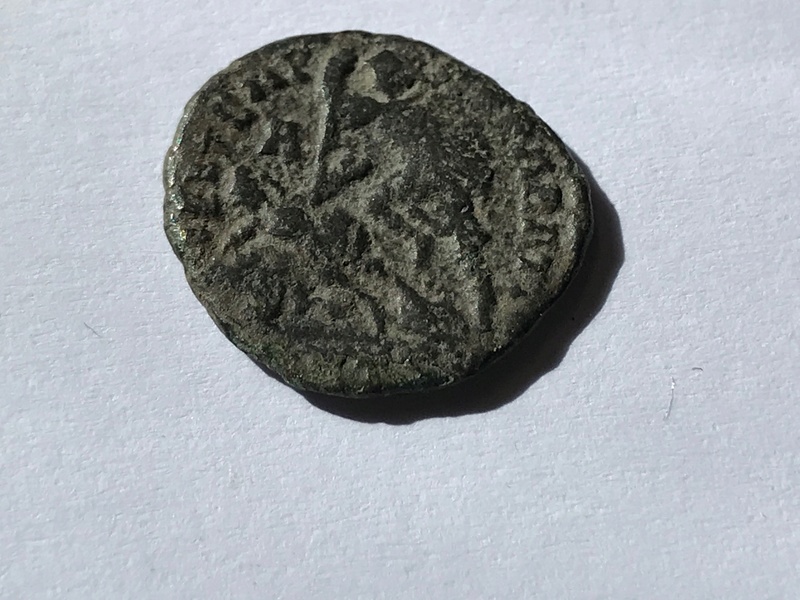 AE3 de Constancio II. FEL TEMP - REPARATIO. Soldado romano alanceando a jinete caído. Tesalónica. Img_4813