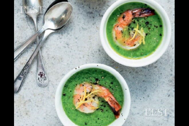 Soupe aux petits pois et crevettes  Title-34