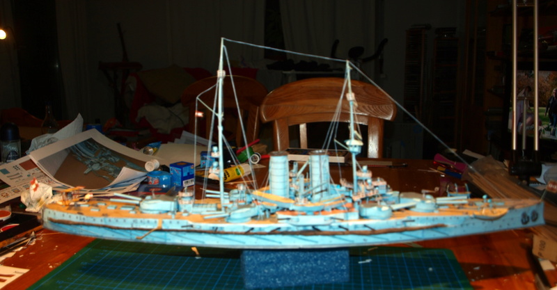 Fertig - Schlachtschiff Radetzky von JSC 1:250 gebaut von Kubi - Seite 2 P1014959