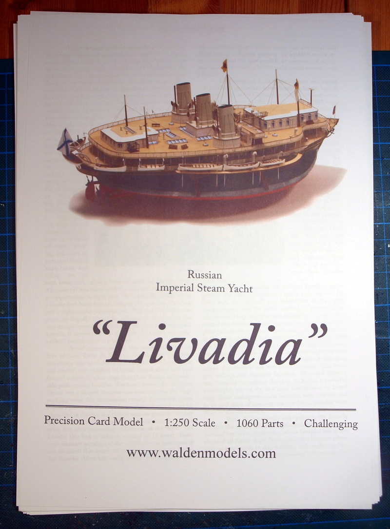Fertig - "Livadia" russische Zarenjacht, waldenmodels 1:250 gebaut von Kubi P1015736