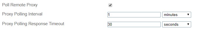 Configurable timing for Poll Remote Proxy Proxy_10