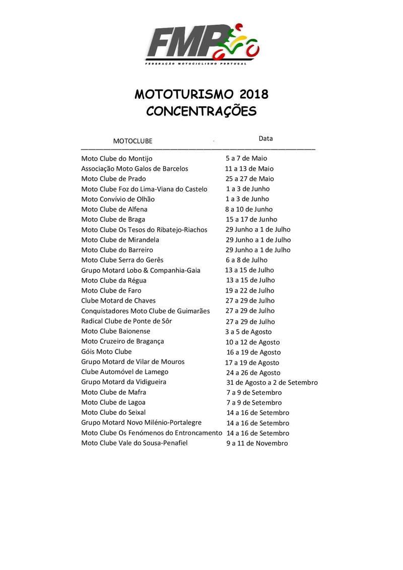 Calendários de Mototurismo FMP - 2018 2018-010