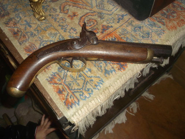 Pistolet à coffre et balle forcée, entre 1830 et 1860 Dscf6310