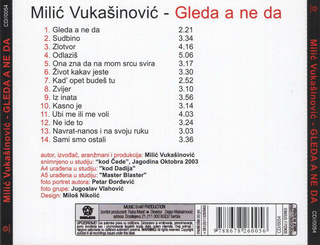 Milic Vukasinovic - Diskografija  R-135512