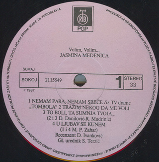 Jasmina Medenica - Diskografija  R-202916