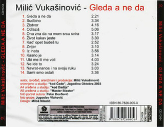 Milic Vukasinovic - Diskografija  R-578821