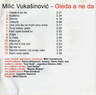 Milic Vukasinovic - Diskografija  R-578824