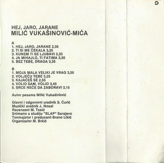Milic Vukasinovic - Diskografija  R-607312