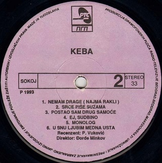 Dragan Kojic Keba - Diskografija R-631011