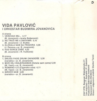 Vida Pavlovic - Diskografija 2 R-682414