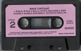 Nada Topcagic - Diskografija R-694010