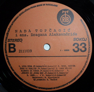 Nada Topcagic - Diskografija R-700911