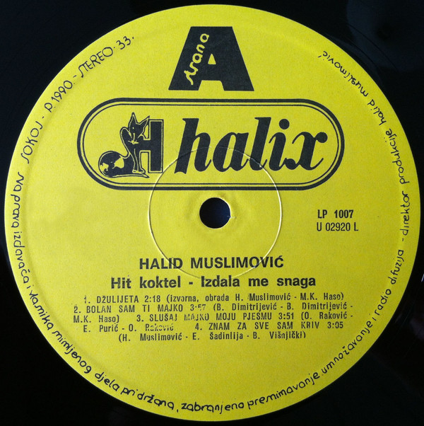 Halid Muslimovic - Diskografija R-704412