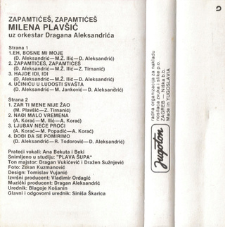 Milena Plavsic - Diskografija R-804014