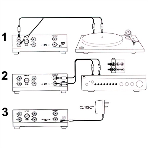 NAD PP 2E MC/MM Phono Preamplifier 11005110