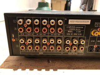 Carver C20-V Pre Amplifier Es_17614