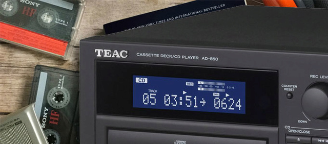 TEAC AD-850 CD Player And Cassette Deck With USB Teac-c10