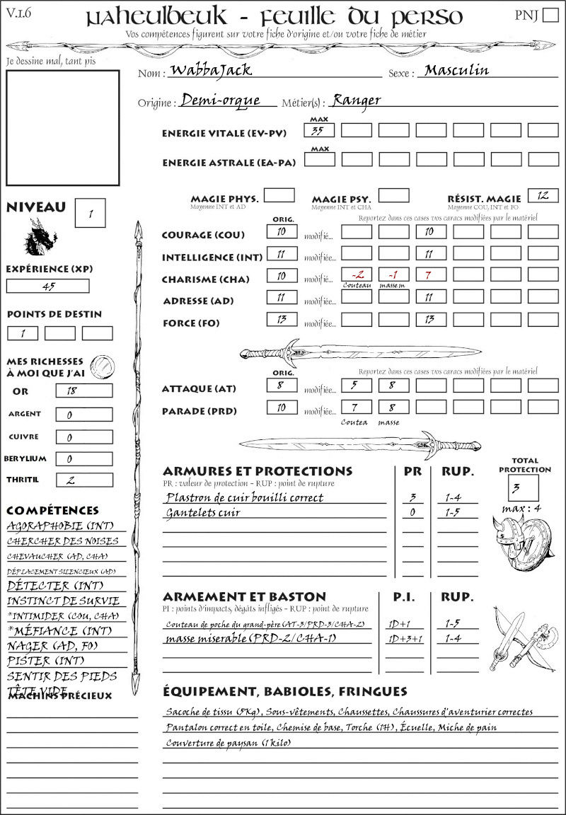 WabbaJack, demi-orque, pour vous servir. Fiched12