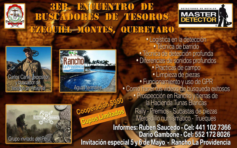 3er. Encuentro de buscadores de Tesoros.. Ezequiel montes Queretaro.. 27335510