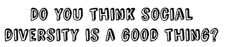 Do you think Social Diversity is a good thing? 99967910