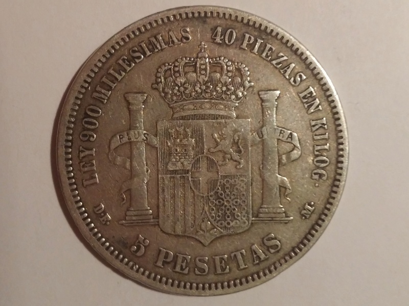 5 pesetas 1871 (*18-75). Amadeo I Amadeo13