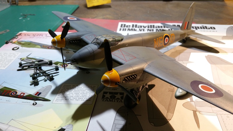 [Tamiya] De Havilland Mosquito MkVI    1/48  20180311