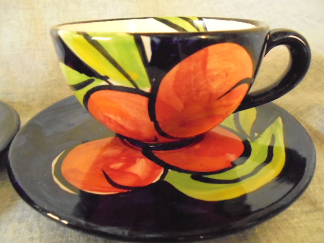 Lesley Towart teacup - peaches Dsc02912
