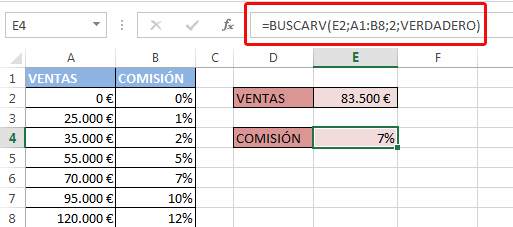 Función BuscarV y BuscarH 410