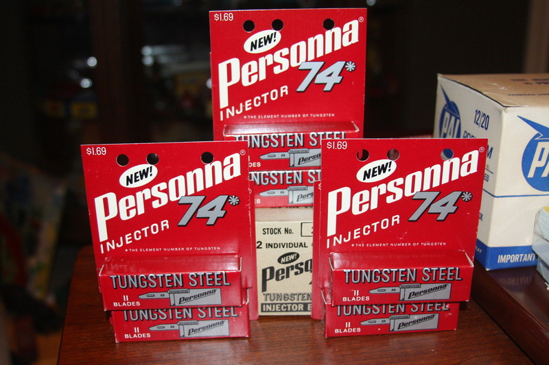 Personna all stainless & Personna 74  Tungsten  Injectors Person12