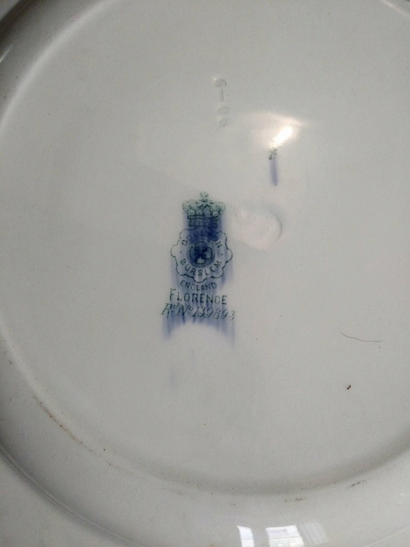 ID of plate marked DOULTON BURSLEM  Doulto13