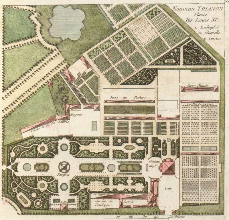 Plans des jardins du Petit Trianon Nouvea10