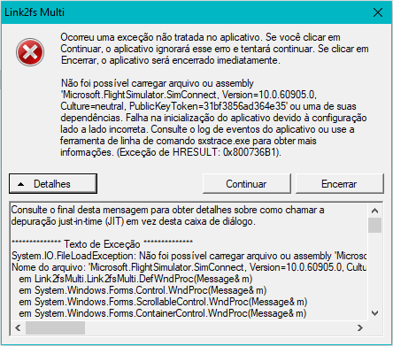 Link2FS no Windows 10 64bits Erro_l10