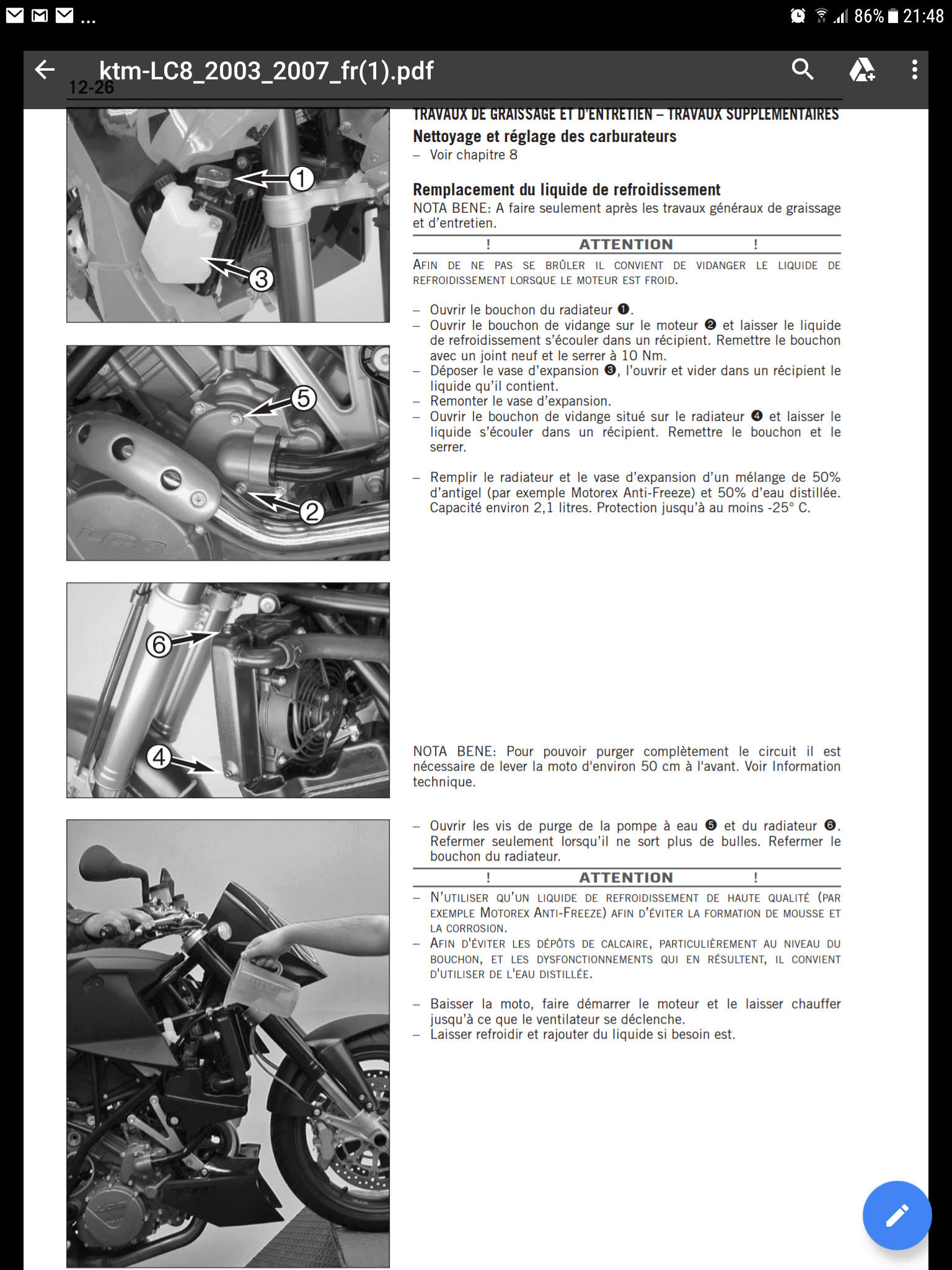 Purge liquide de refroidissement, besoin de conseil? Screen10