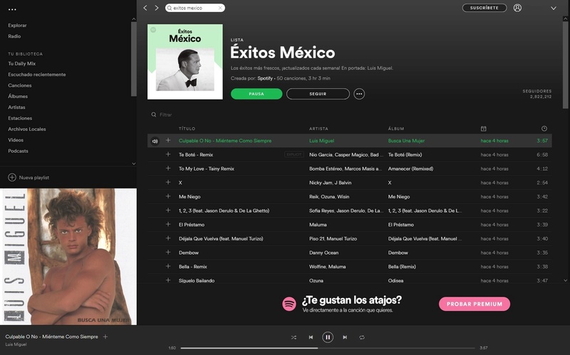 Nº1 en Spotify México, bendita es la promoción! Jodida10