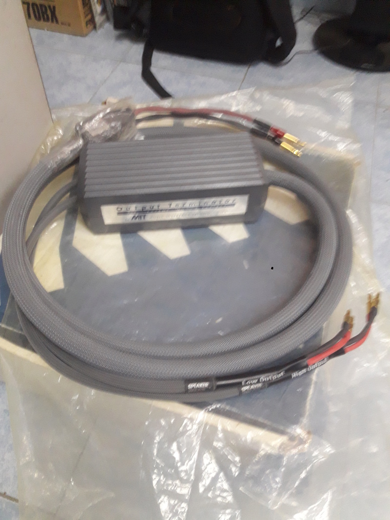 MIT MH750 Shotgun speaker cables(price reduced) 20180323