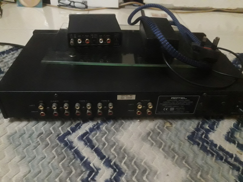 Rotel Rc970bx preamplifier package with project phono stage( price reduced) 20180585