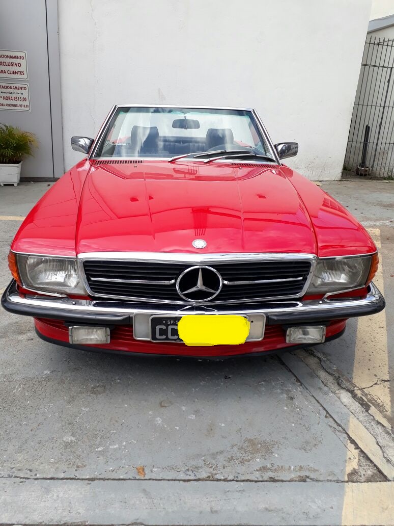 R107 - 500 SL - 1981 (v8) - VERMELHA - R$ 158.000 - VENDIDO Frente10