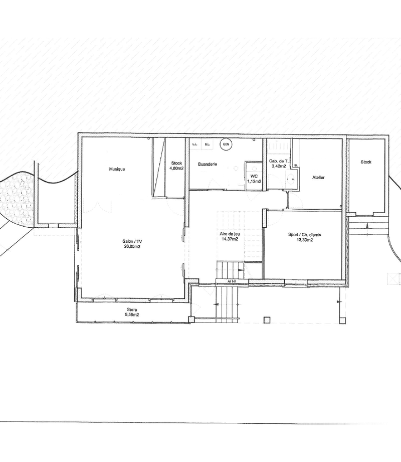 Implantation PDM 8kW dans projet rénovation Projet11