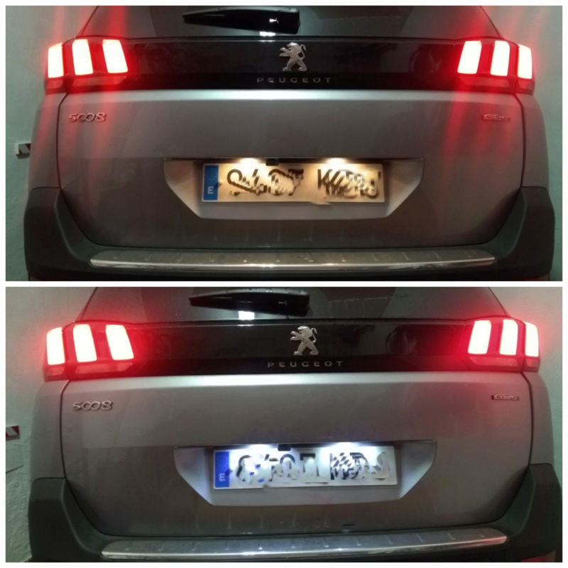 Poner led en placa matrícula Picsar11