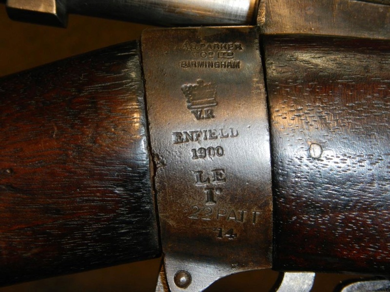 .22 RF Pattern 1914 Short Rifle No. 1 avec une mire arrière canadienne No. 10A 14_cop10