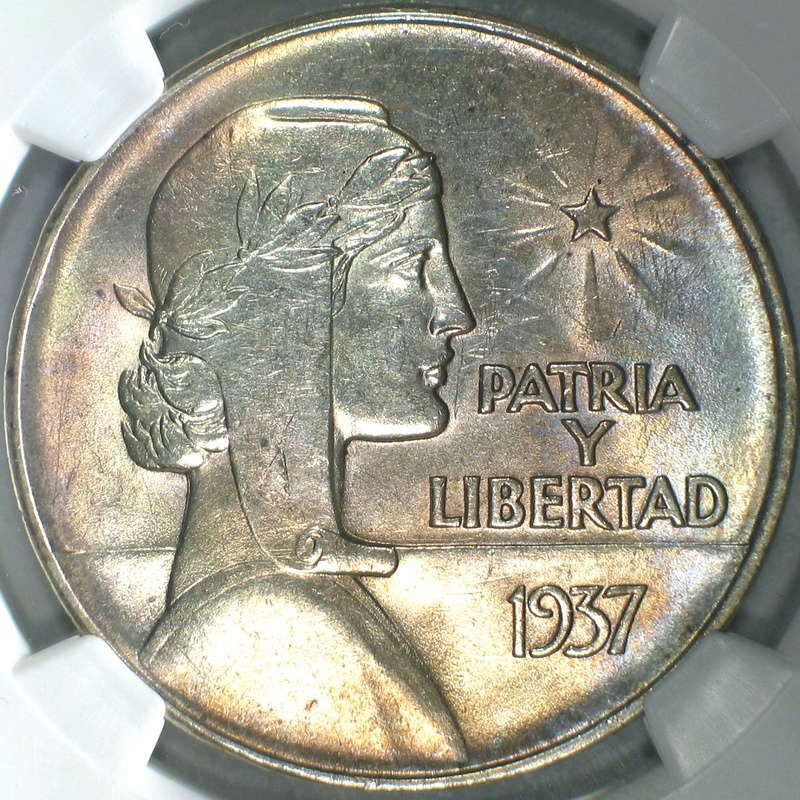 1 Peso "ABC". Cuba. 1935. Philadelphia 13583911