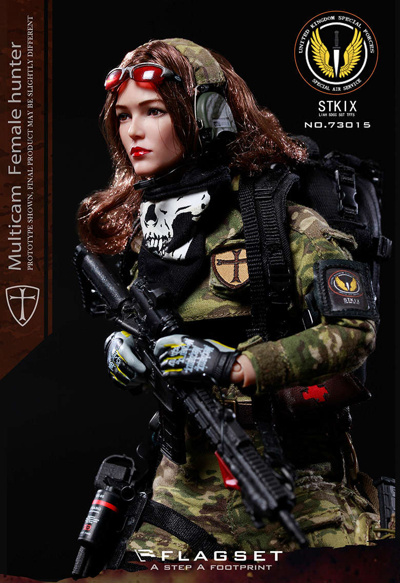 Shooter - NEW PRODUCT: FLAGSET New: 1/6 War Angel MC Camo - Angela Angela (FS-73015) 10223110