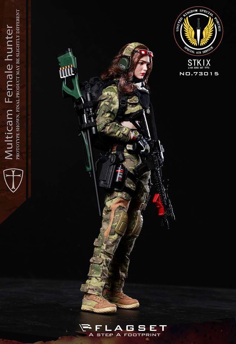 Shooter - NEW PRODUCT: FLAGSET New: 1/6 War Angel MC Camo - Angela Angela (FS-73015) 10223310