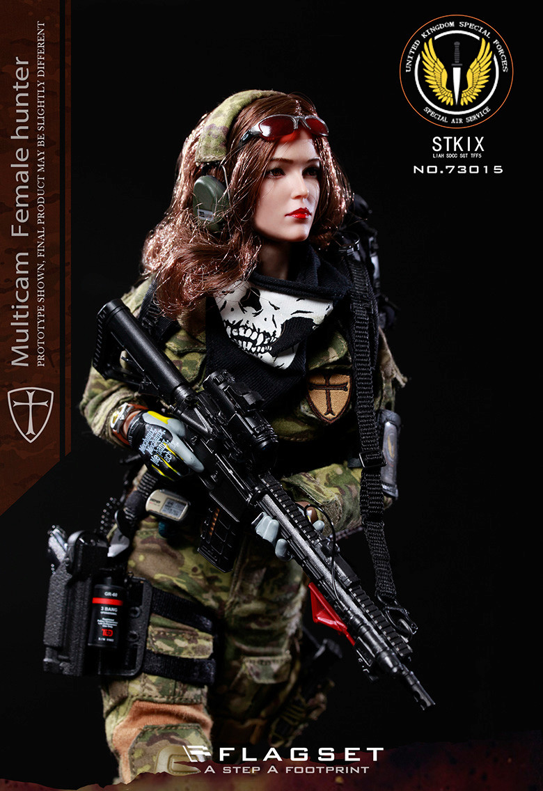 FlagSet - NEW PRODUCT: FLAGSET New: 1/6 War Angel MC Camo - Angela Angela (FS-73015) 10223311