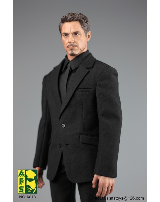 Clothes - NEW PRODUCT: AFS TOYS (AFS013) 1/6 Set of Black Suit Set 11-52811