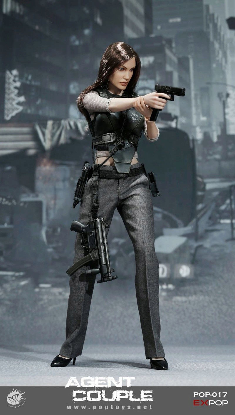 Movie - NEW PRODUCT: POPTOYS EX016 - EX018 1/6 Agents Couple Series-- Mr. & Mrs. Smith Action Figures 1113