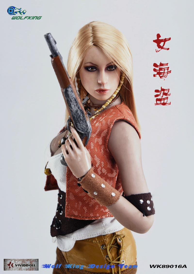 female - NEW PRODUCT: WOLFKING New Products: 1/6 Sexy Female Pirates - Head Carving Costume Set (WK89016A) 15240710